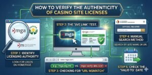 카지노사이트 라이선스 진위 판별법