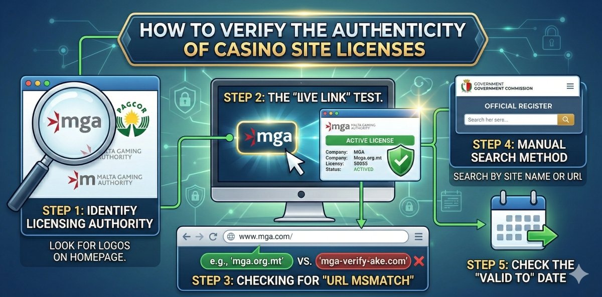 카지노사이트 라이선스 진위 판별법