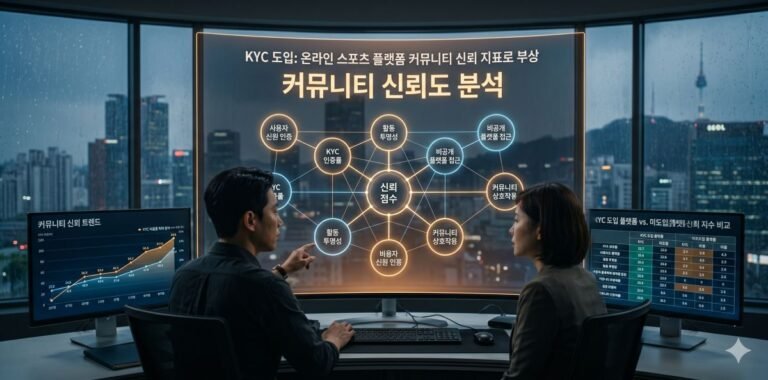 KYC 도입 여부가 온라인 스포츠 플랫폼 커뮤니티 신뢰 지표로 부상하다