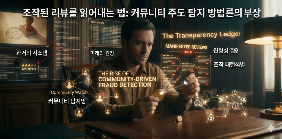 조작된 리뷰를 읽어내는 법 커뮤니티 주도 탐지 방법론의 부상